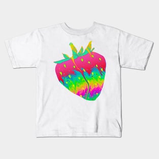 Trippy Strawberry Kids T-Shirt